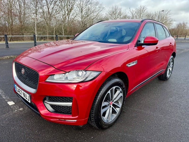 Jaguar F-Pace R-sport Awd EA67NUJ Red #3