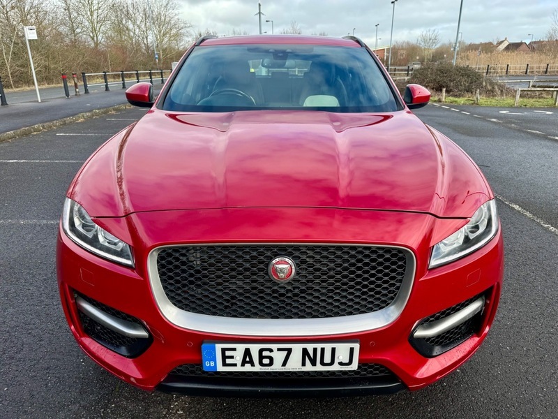 Jaguar F-Pace R-sport Awd EA67NUJ Red #2