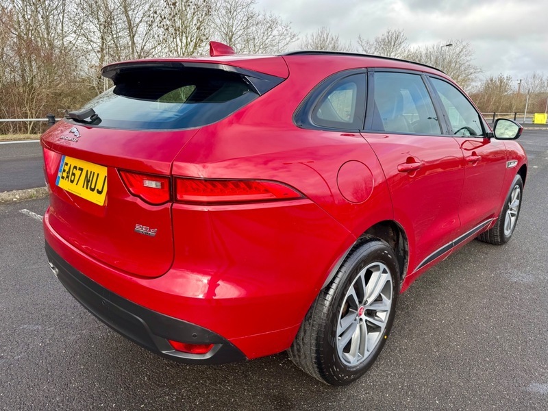 Jaguar F-Pace R-sport Awd EA67NUJ Red #4