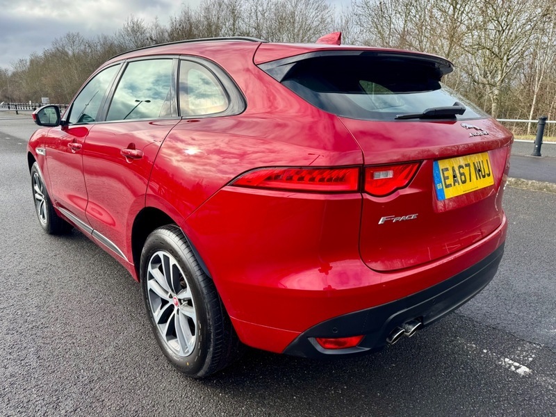 Jaguar F-Pace R-sport Awd EA67NUJ Red #6