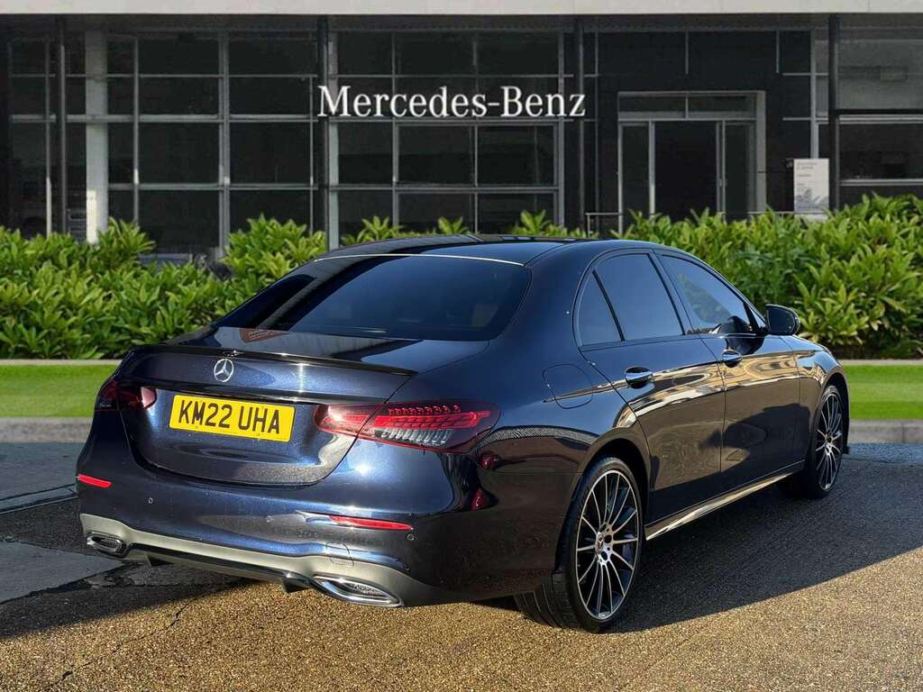 Mercedes-Benz E Class E400d 4Matic Amg Line Night Ed Prem 9G-tronic Blue #3