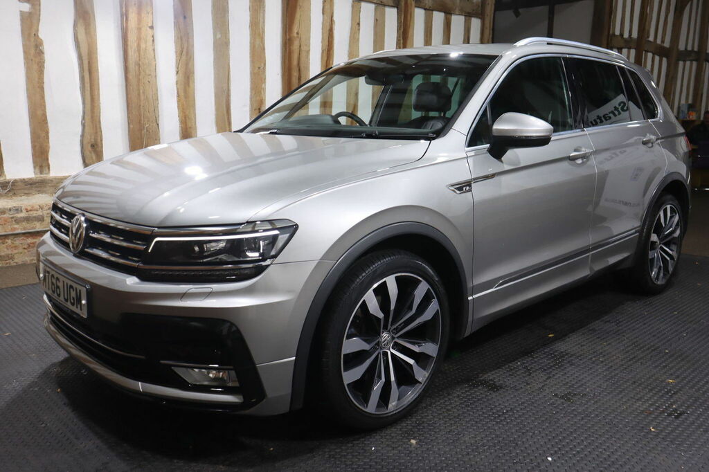 Volkswagen Tiguan 2.0 Tdi Bluemotion Tech R-line Dsg 4Motion Euro 6 MT66UGM Silver #3