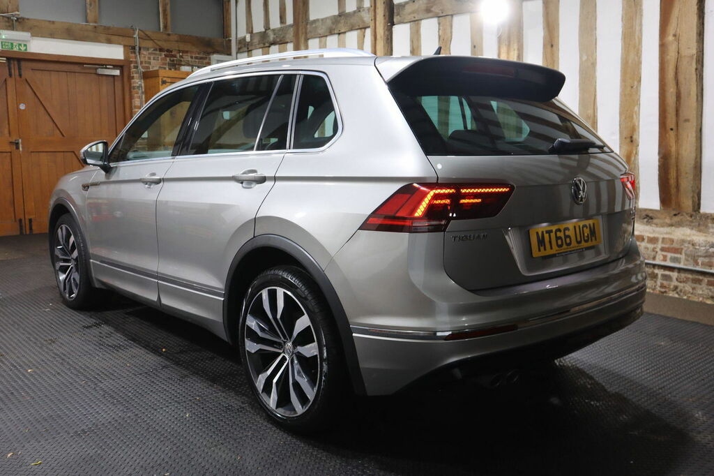 Volkswagen Tiguan 2.0 Tdi Bluemotion Tech R-line Dsg 4Motion Euro 6 MT66UGM Silver #4
