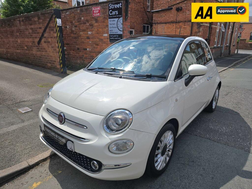 Fiat 500 Hatchback 1.2 500 My17 1.2 69Hp Lounge 2015 White