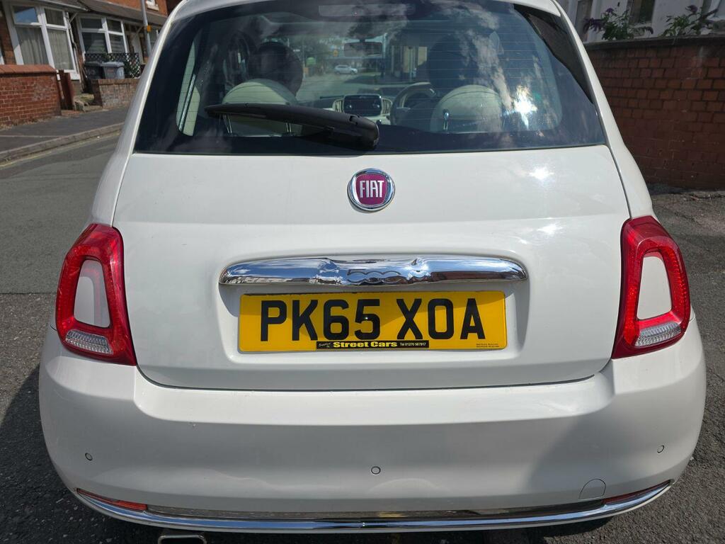 Fiat 500 Hatchback 1.2 500 My17 1.2 69Hp Lounge 2015 PK65XOA White #3