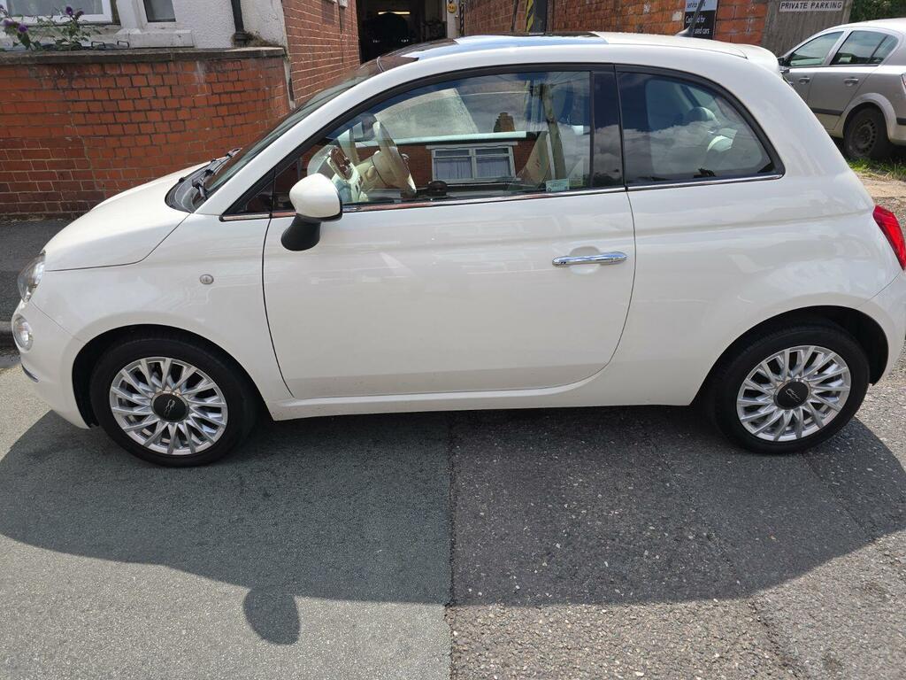 Fiat 500 Hatchback 1.2 500 My17 1.2 69Hp Lounge 2015 PK65XOA White #2