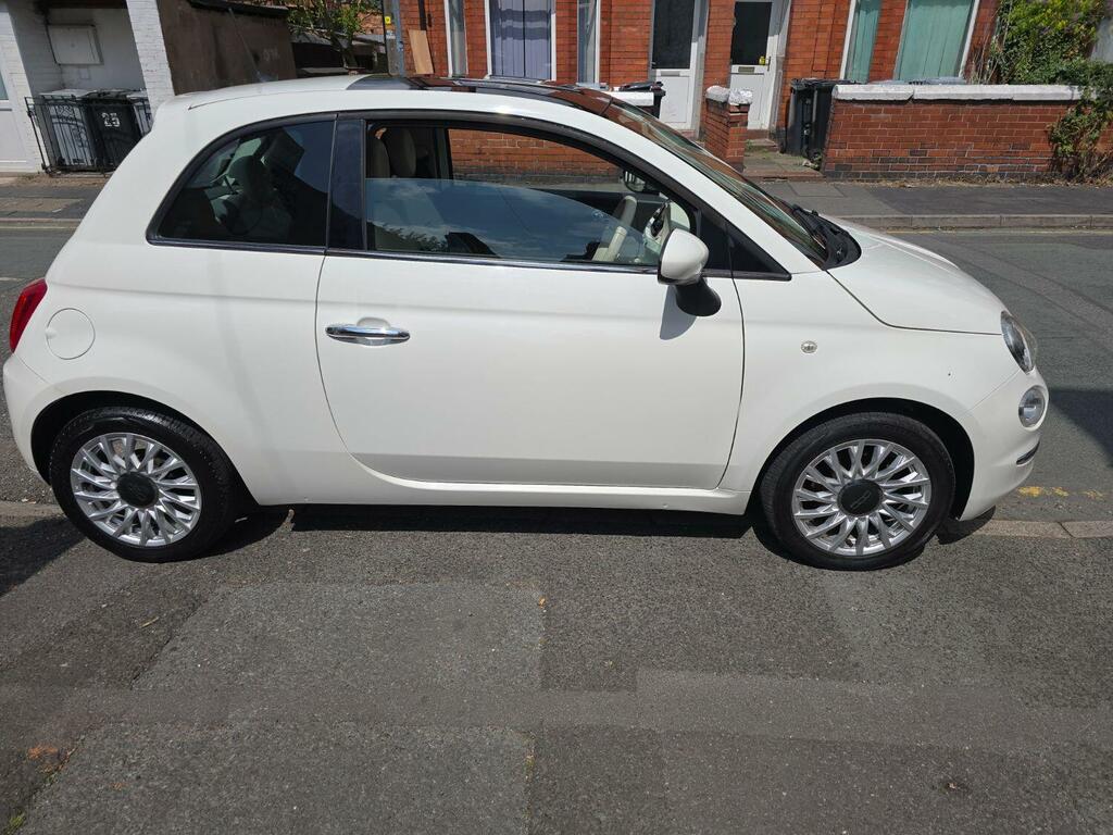 Fiat 500 Hatchback 1.2 500 My17 1.2 69Hp Lounge 2015 PK65XOA White #6