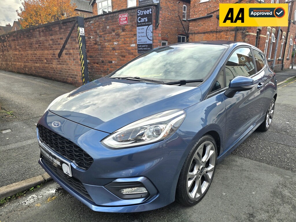 Ford Fiesta Hatchback 1.0 T Ecoboost St-line 2019 Blue