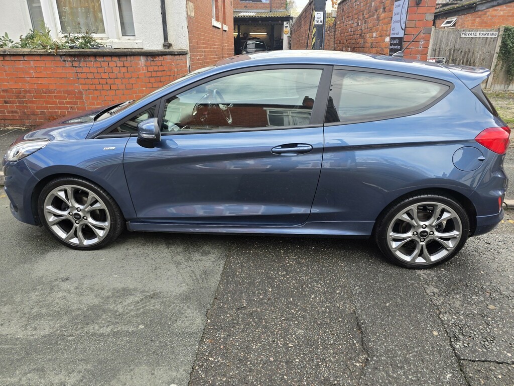 Ford Fiesta Hatchback 1.0 T Ecoboost St-line 2019 YH19RBP Blue #2