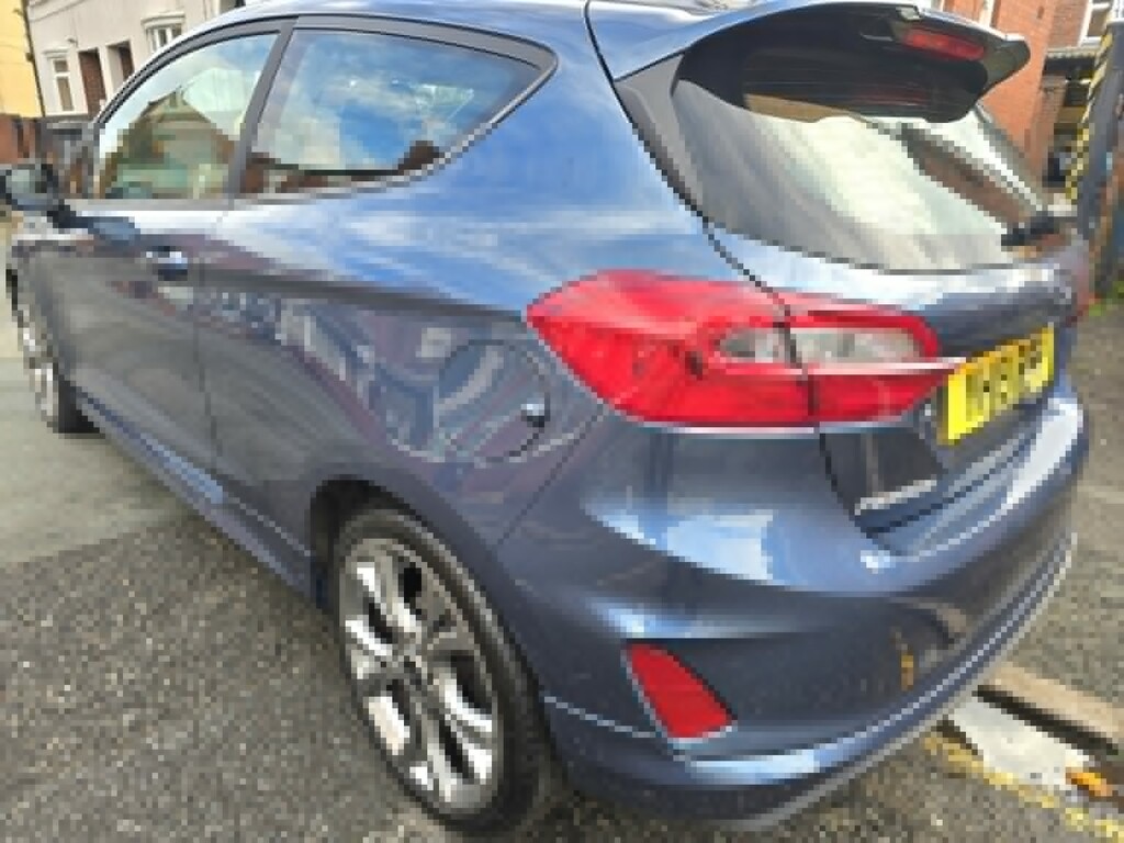 Ford Fiesta Hatchback 1.0 T Ecoboost St-line 2019 YH19RBP Blue #3