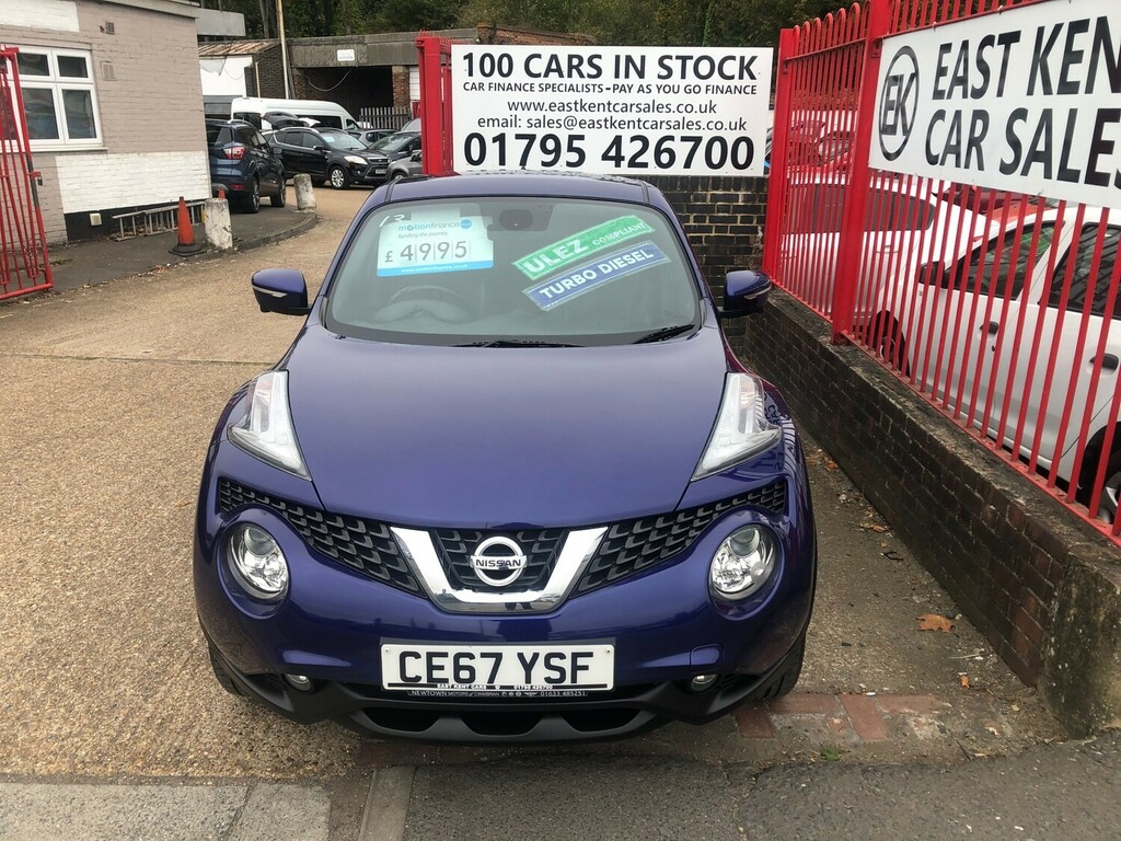 Nissan Juke 1.5 Dci Tekna Suv Euro 6 S S CE67YSE Blue #2
