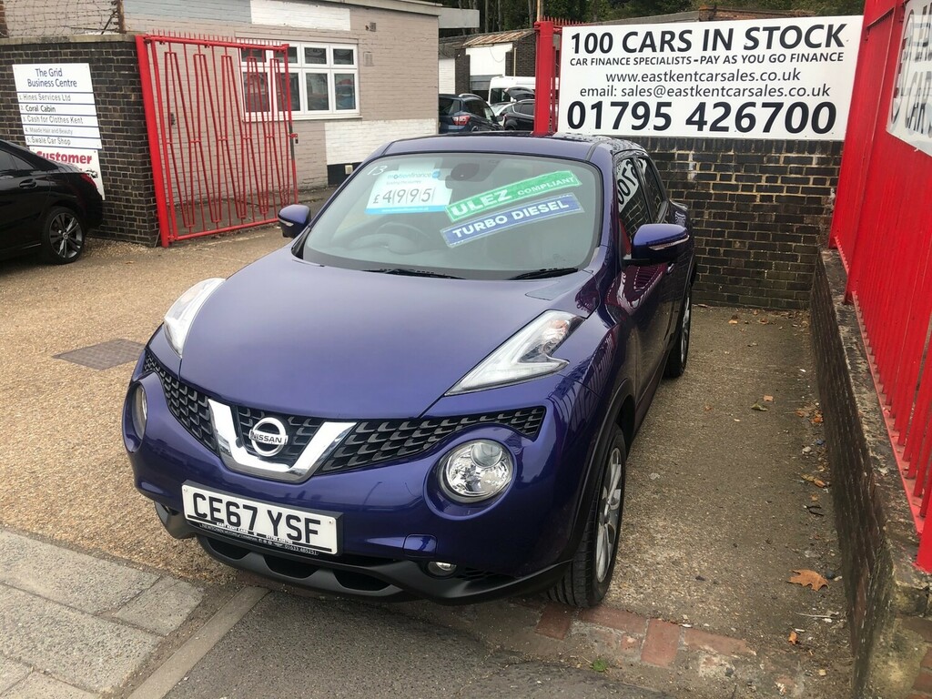 Nissan Juke 1.5 Dci Tekna Suv Euro 6 S S CE67YSE Blue #3