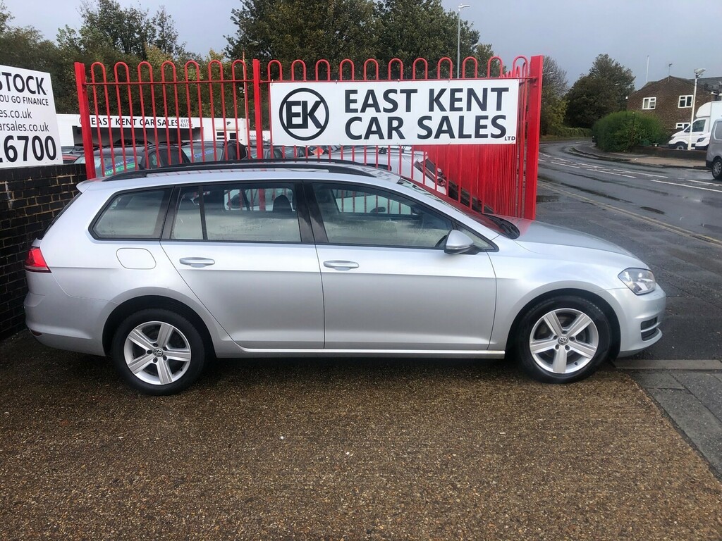 Volkswagen Golf 1.6 Tdi Bluemotion Tech Match Edition Estate D YG66VMH Silver #5