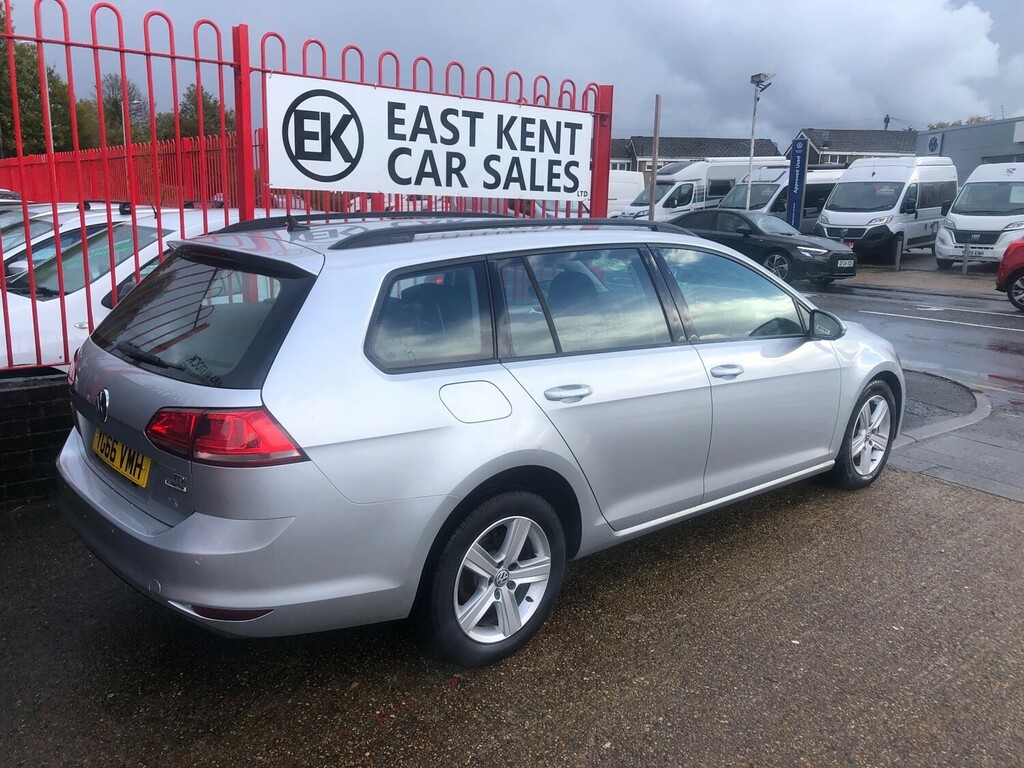 Volkswagen Golf 1.6 Tdi Bluemotion Tech Match Edition Estate D YG66VMH Silver #6