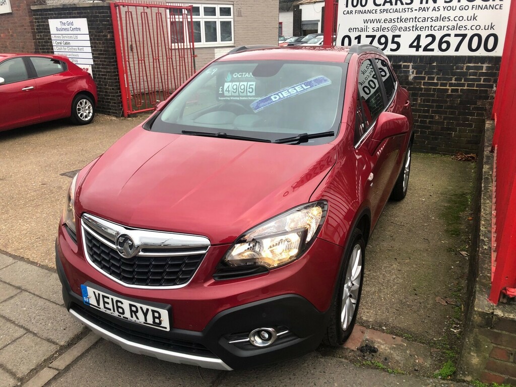 Vauxhall Mokka 1.6 Cdti Se Suv 2Wd Euro 6 S S VE16RYB Red #3