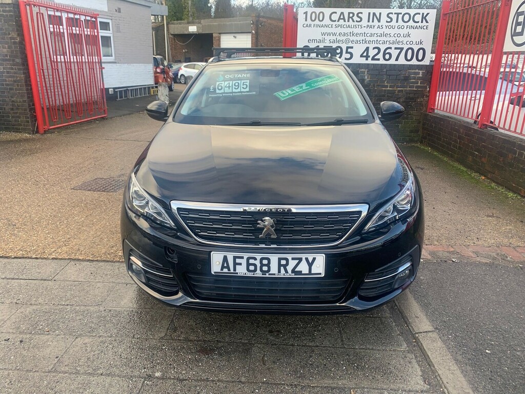 Peugeot 308 SW 1.2 Puretech Allure Estate Euro AF68RZY Black #2