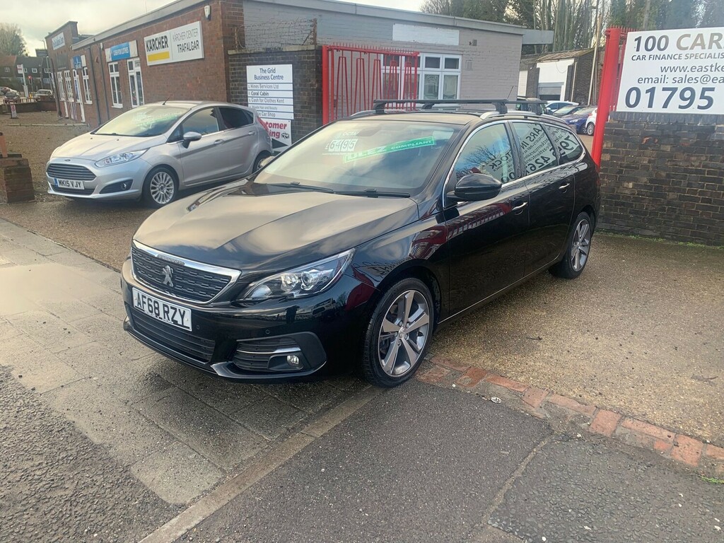 Peugeot 308 SW 1.2 Puretech Allure Estate Euro AF68RZY Black #3
