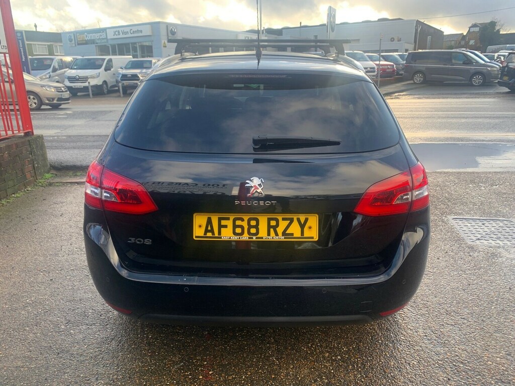 Peugeot 308 SW 1.2 Puretech Allure Estate Euro AF68RZY Black #6