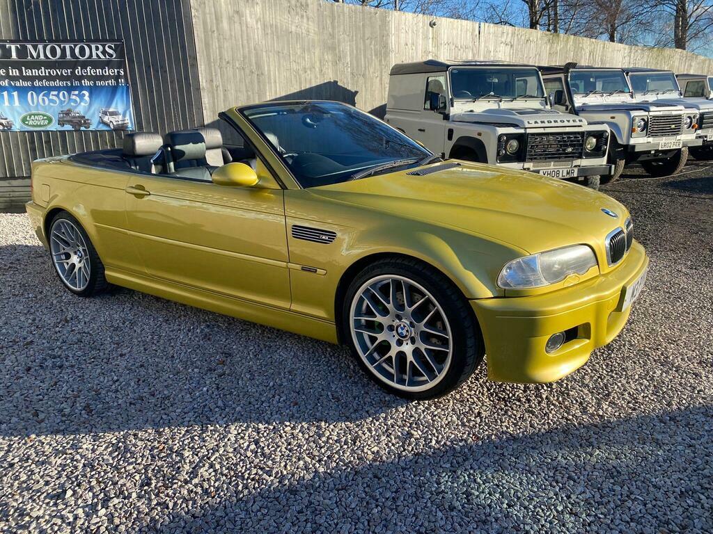 BMW M3 3.2I Convertible Yellow