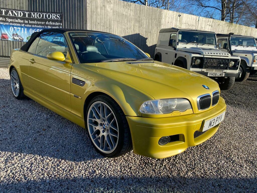 BMW M3 3.2I Convertible Yellow #2