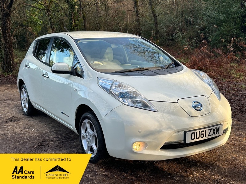 Nissan Leaf 0L Ev White #1
