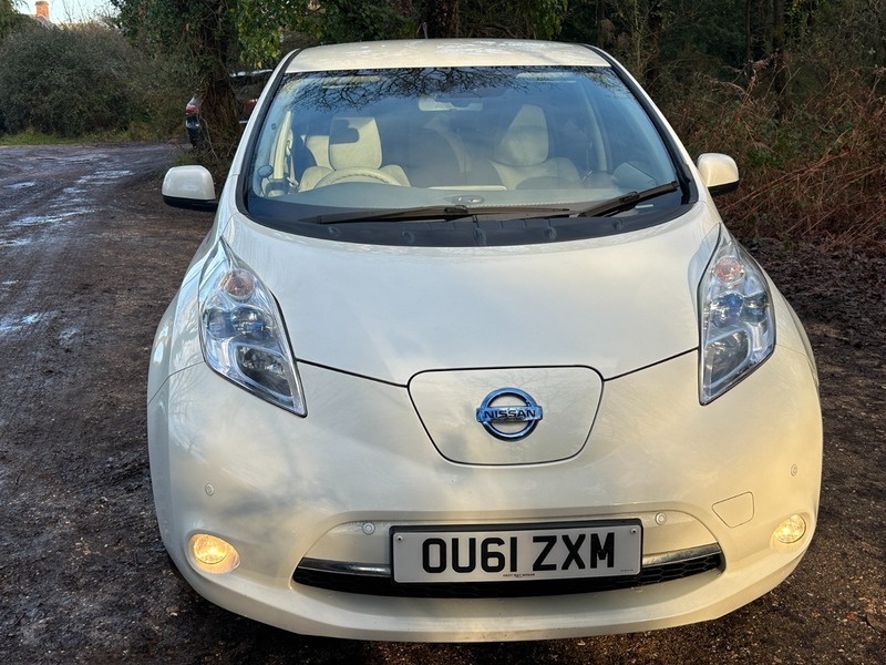 Nissan Leaf 0L Ev White #2
