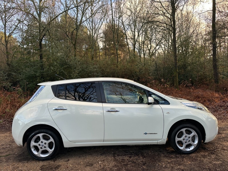 Nissan Leaf 0L Ev White #3