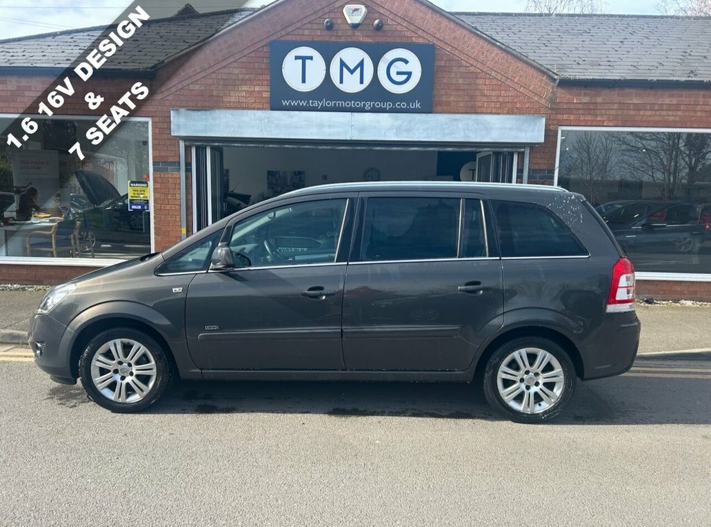 Vauxhall Zafira 1.6L Design Grey