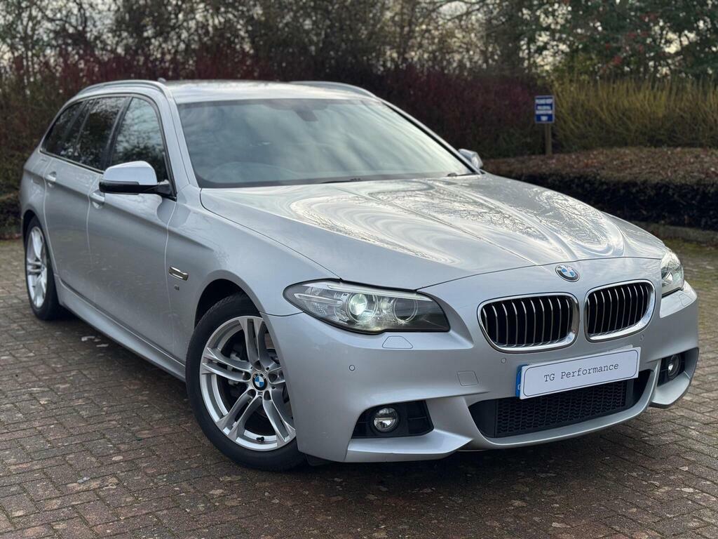 BMW 5 Series 2.0 520D M Sport Touring Euro 6 Ss Silver