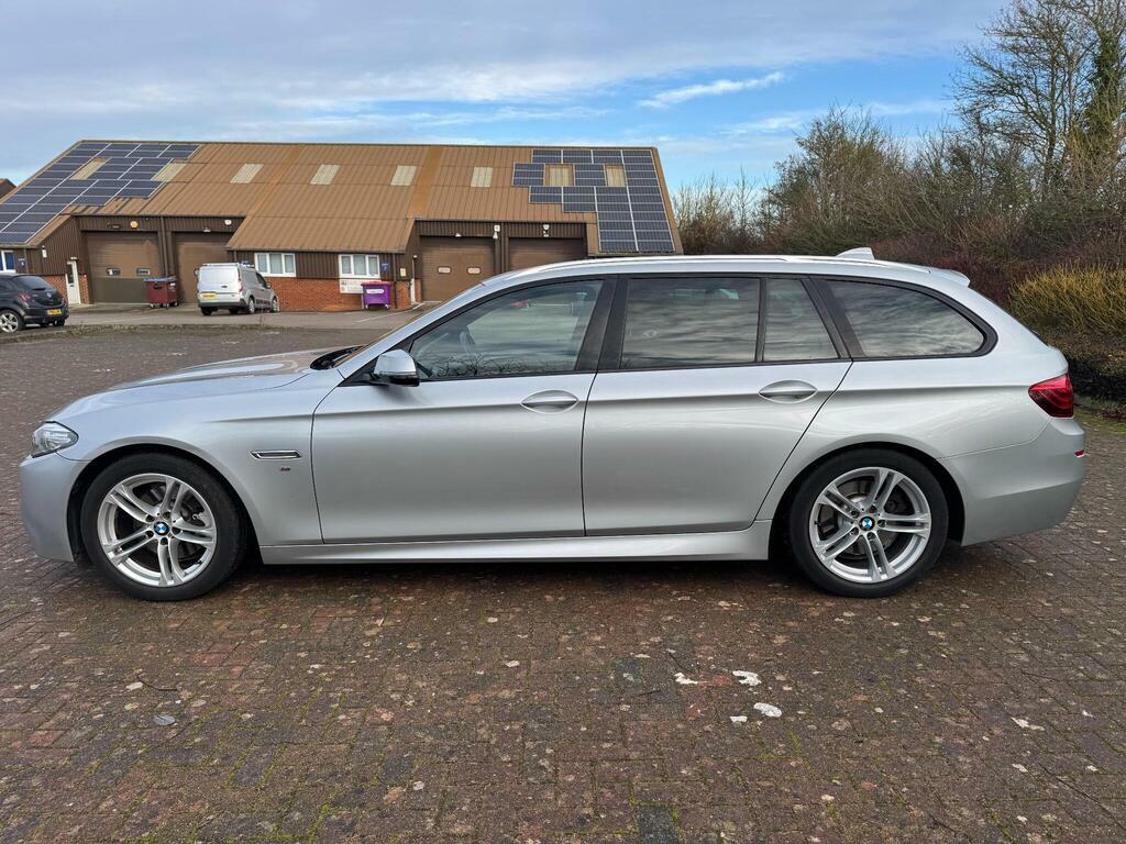 BMW 5 Series 2.0 520D M Sport Touring Euro 6 Ss Silver #4