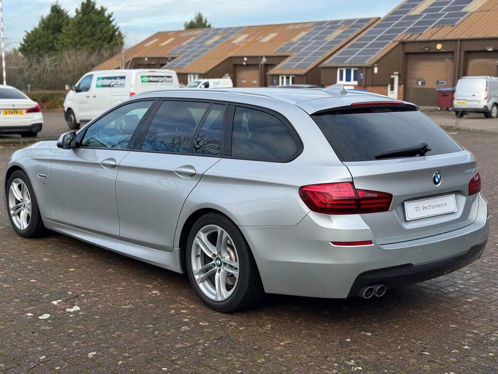 BMW 5 Series 2.0 520D M Sport Touring Euro 6 Ss Silver #2