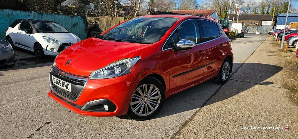 Peugeot 208 Hatchback 1.6 Bluehdi Allure 2015 GJ65RMO Orange #6