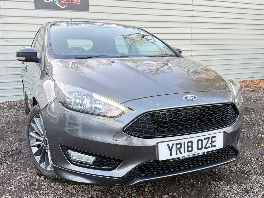Ford Focus 1.0T Ecoboost St-line Euro 6 Ss YR18OZE Grey #4