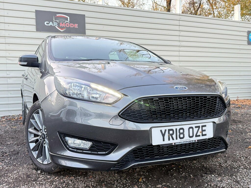 Ford Focus 1.0T Ecoboost St-line Euro 6 Ss YR18OZE Grey #6