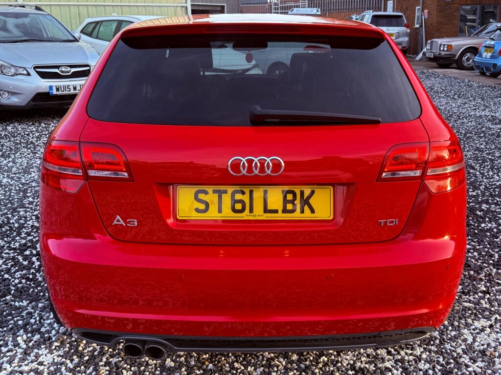 Audi A3 2.0 Tdi Black Edition Sportback S Tronic Euro 5 S Red #5
