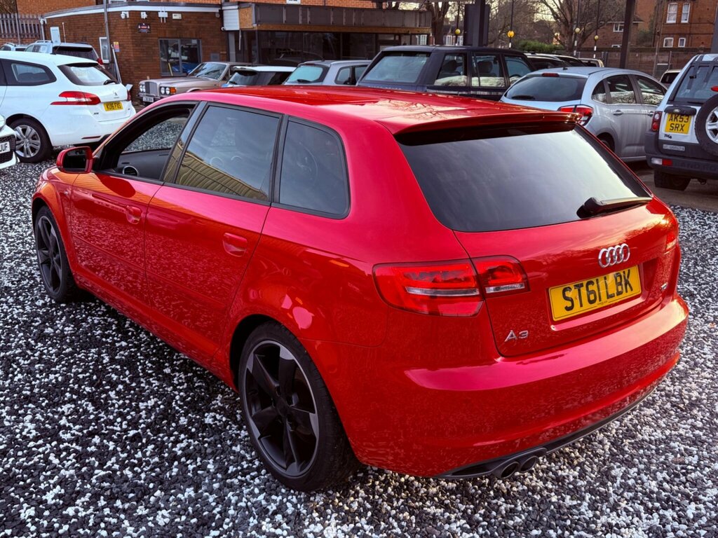 Audi A3 2.0 Tdi Black Edition Sportback S Tronic Euro 5 S Red #6