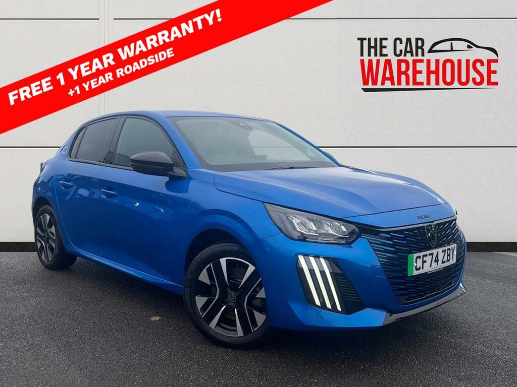 Peugeot e-208 100Kw Allure 50Kwh Blue