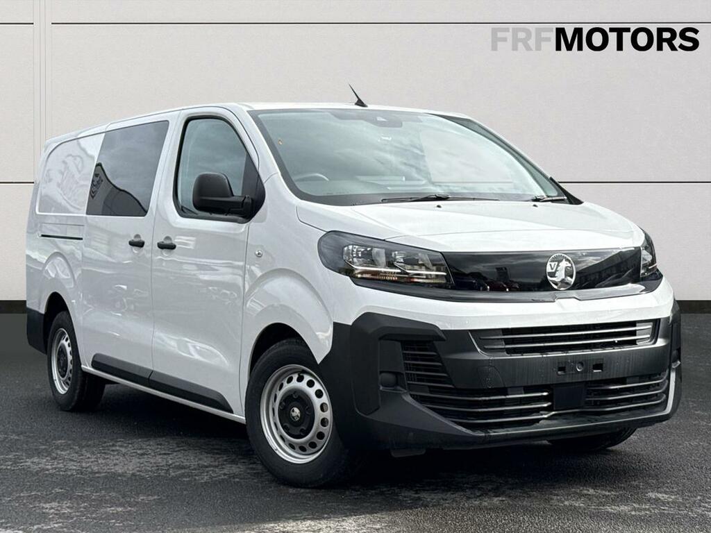 Vauxhall Vivaro XL 2.0 Turbo D 145 Prime H1 Double Cab White