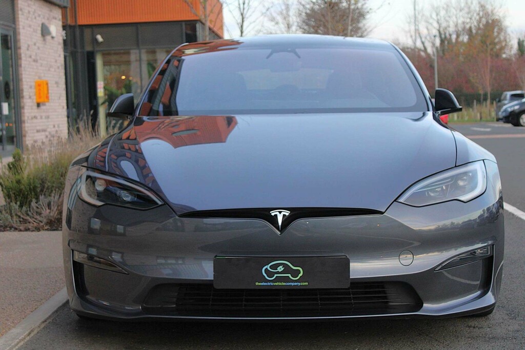 Tesla Model S Tri Motor Plaid Hatchback 4Wde White #7