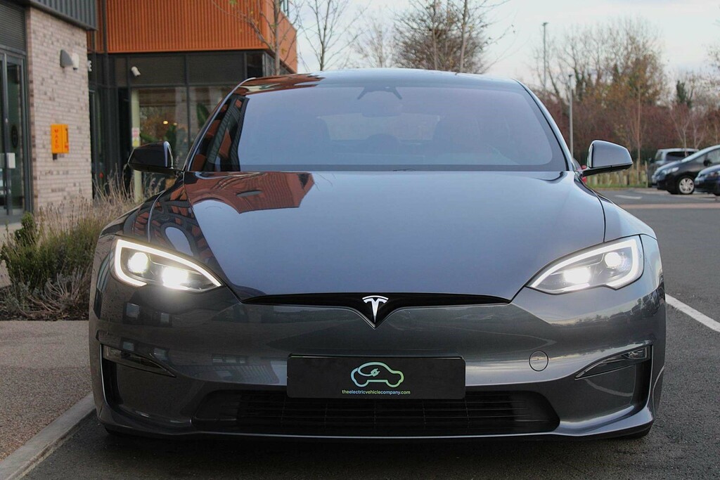 Tesla Model S Tri Motor Plaid Hatchback 4Wde White #25