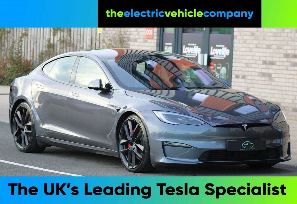 Tesla Model S Tri Motor Plaid Hatchback 4Wde White #1