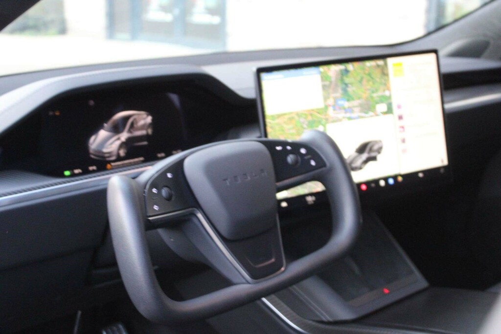 Tesla Model S Tri Motor Plaid Hatchback 4Wde White #12