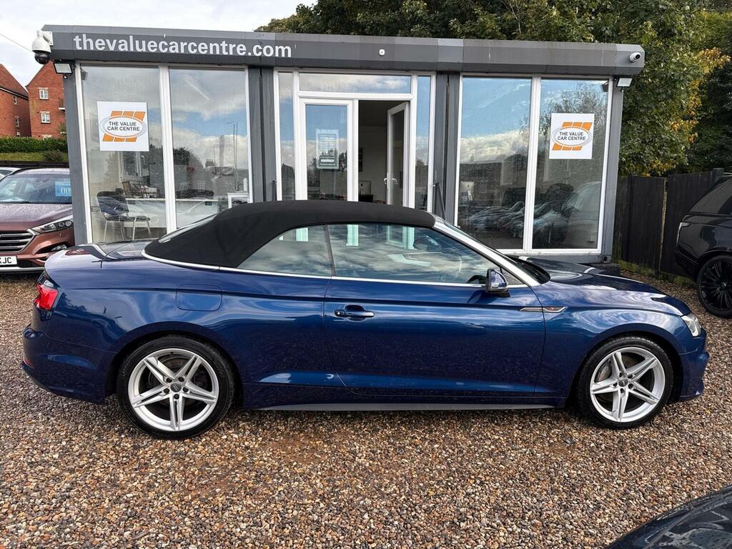 Audi A5 Convertible 2.0 Tdi S Line S Tronic Euro 6 Ss 2 WU67NJJ Blue #2