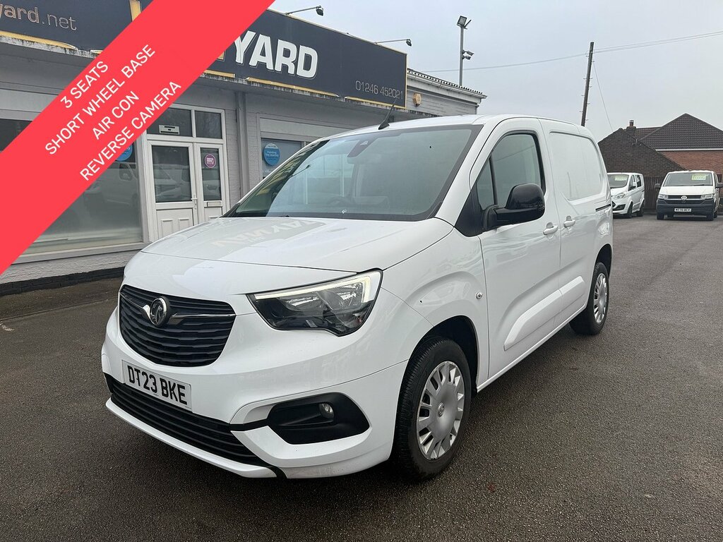 Vauxhall Combo 1.5 Turbo D 2300 Pro Swb Air Con 3 Seats Diese White