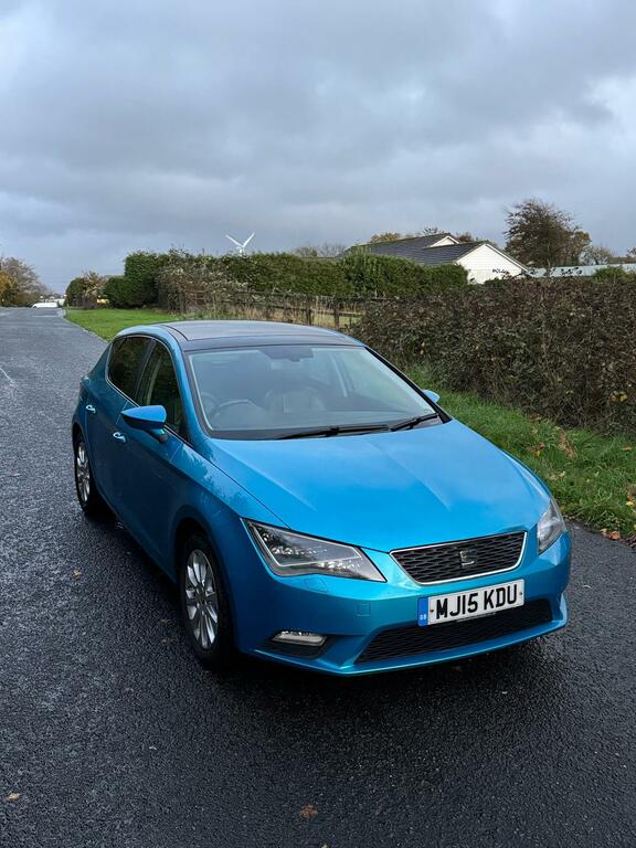 Seat Leon 1.6 Tdi Cr Se 2015 Blue