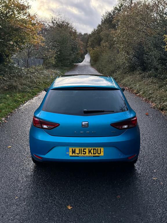 Seat Leon 1.6 Tdi Cr Se 2015 MJ15KDU Blue #5