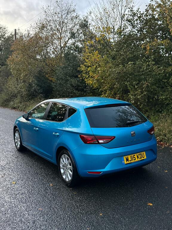 Seat Leon 1.6 Tdi Cr Se 2015 MJ15KDU Blue #4