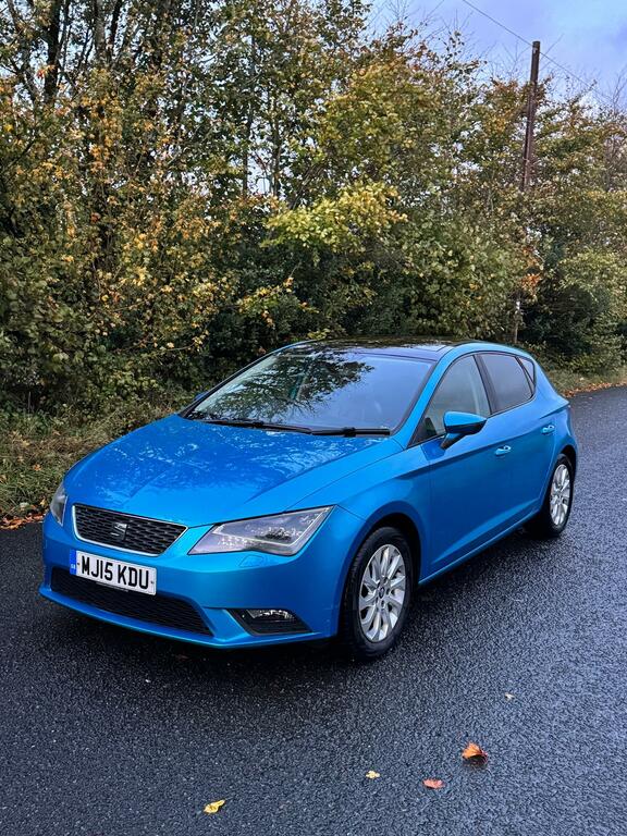Seat Leon 1.6 Tdi Cr Se 2015 MJ15KDU Blue #3
