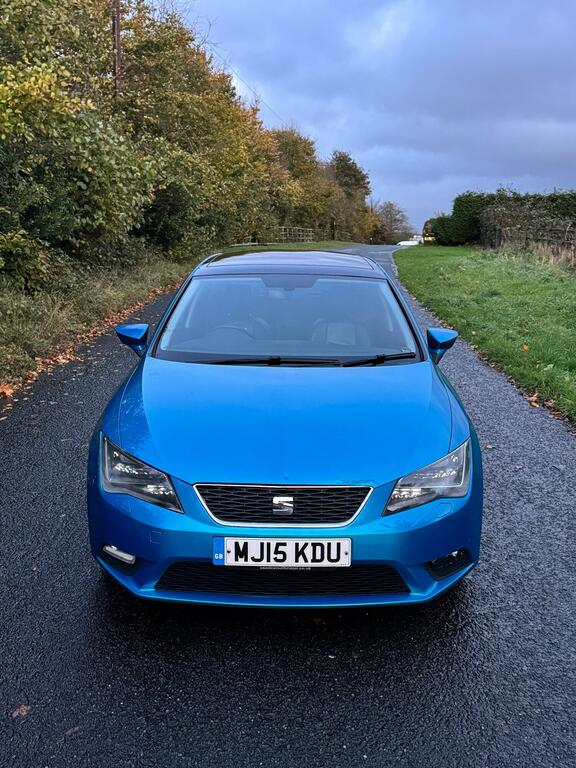 Seat Leon 1.6 Tdi Cr Se 2015 MJ15KDU Blue #2