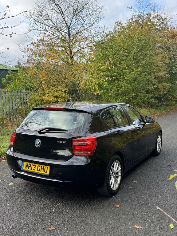 BMW 1 Series 1.6 116D Efficientdynamics 5-Door 2013 WR13GHU Black #4